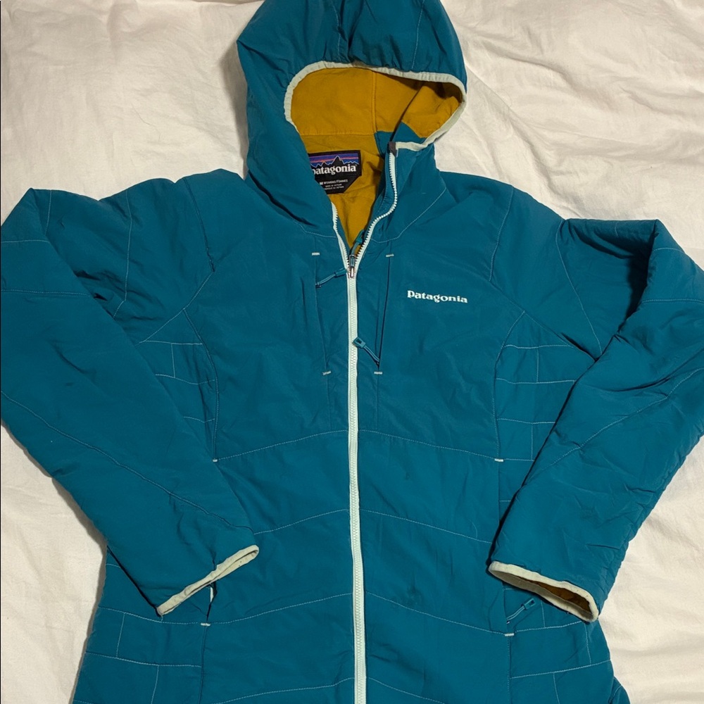 Patagonia Women's Nano Air Blue Hooded Jacket